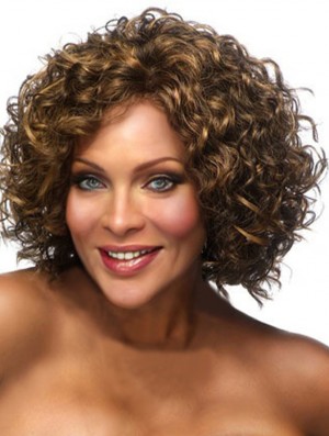 African Hair Styles With Capless Chin Length Curly Style Layered Cut