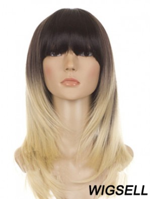 Beautiful 18 inch Shoulder Length Straight Wigs For Black Women