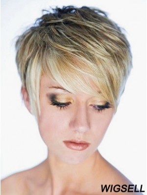 Short Wig Blonde Hair Cropped Wig UK Cheap