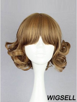 Capless Chin Length Wavy Blonde Amazing Bob Wigs