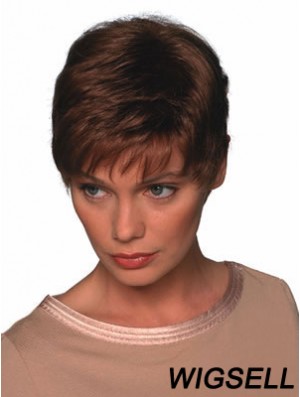 Boycuts Wig Short Straight Hair Wig UK For Women